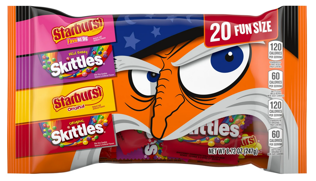 Starbursts Skittles 20 Piece Fun Size